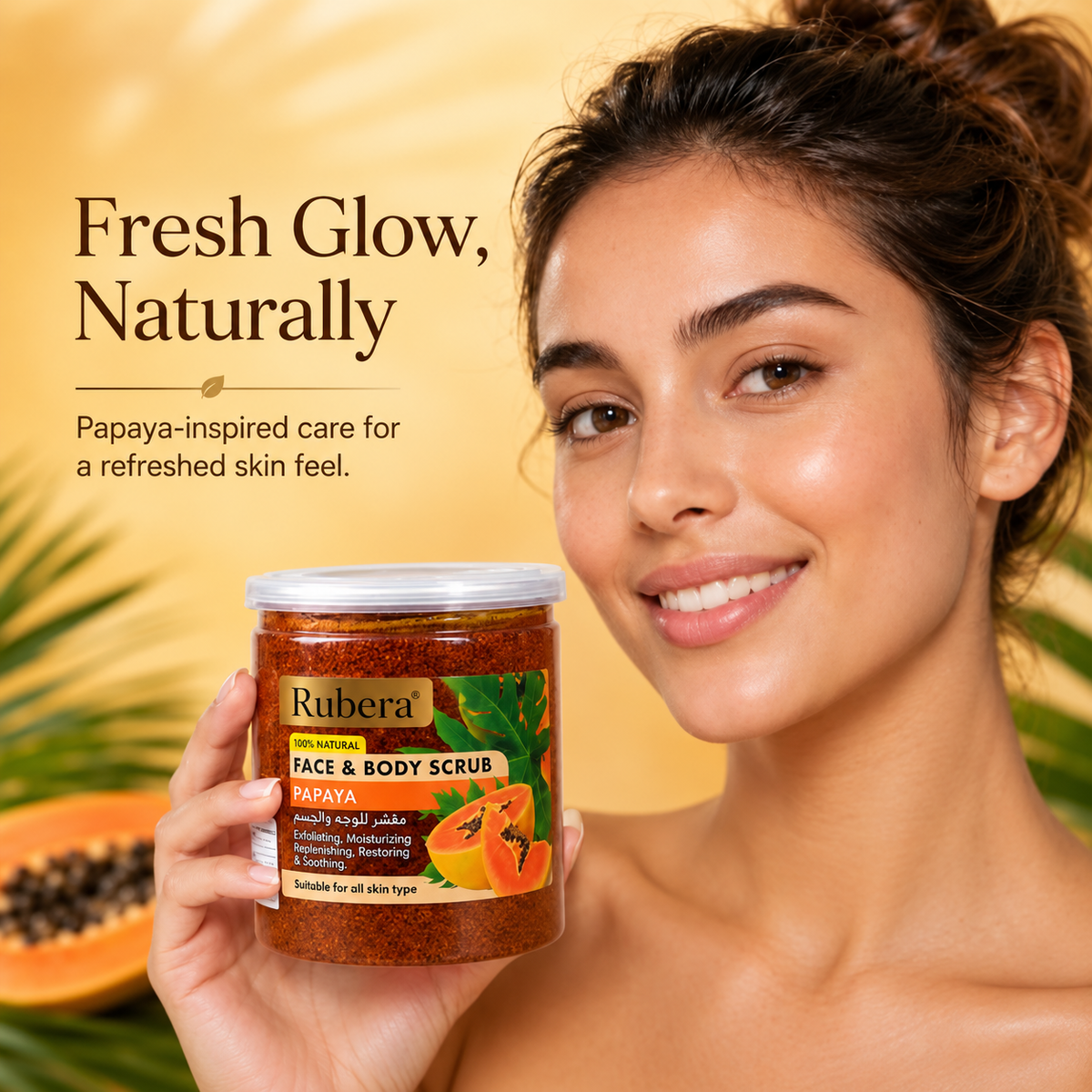 Papaya Face & Body Scrub