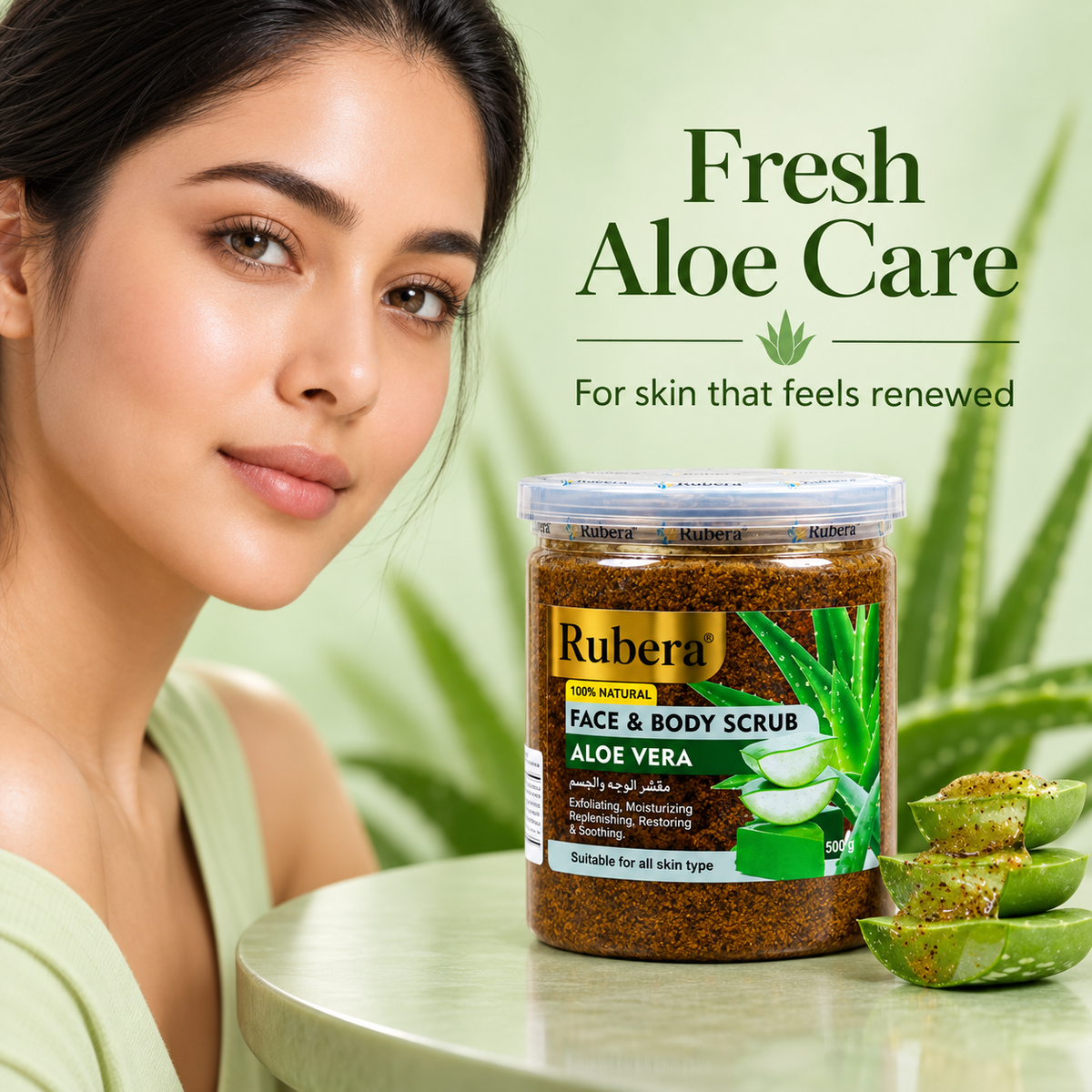 Aloe Vera Face & Body Scrub