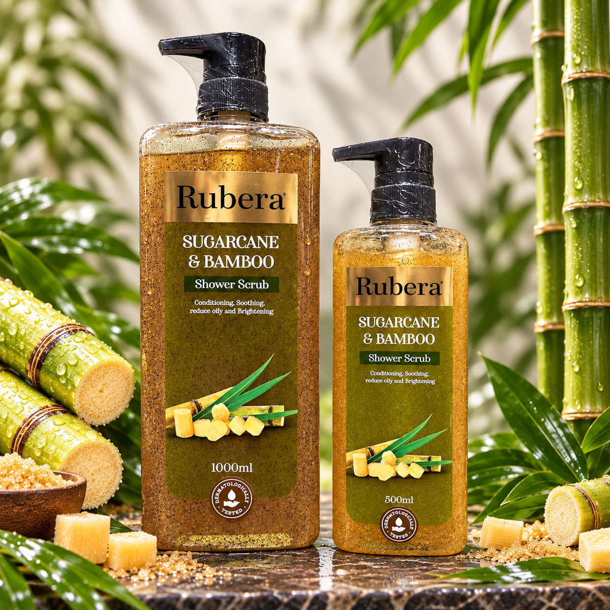 Sugar Cane & Bamboo Shower Scrub