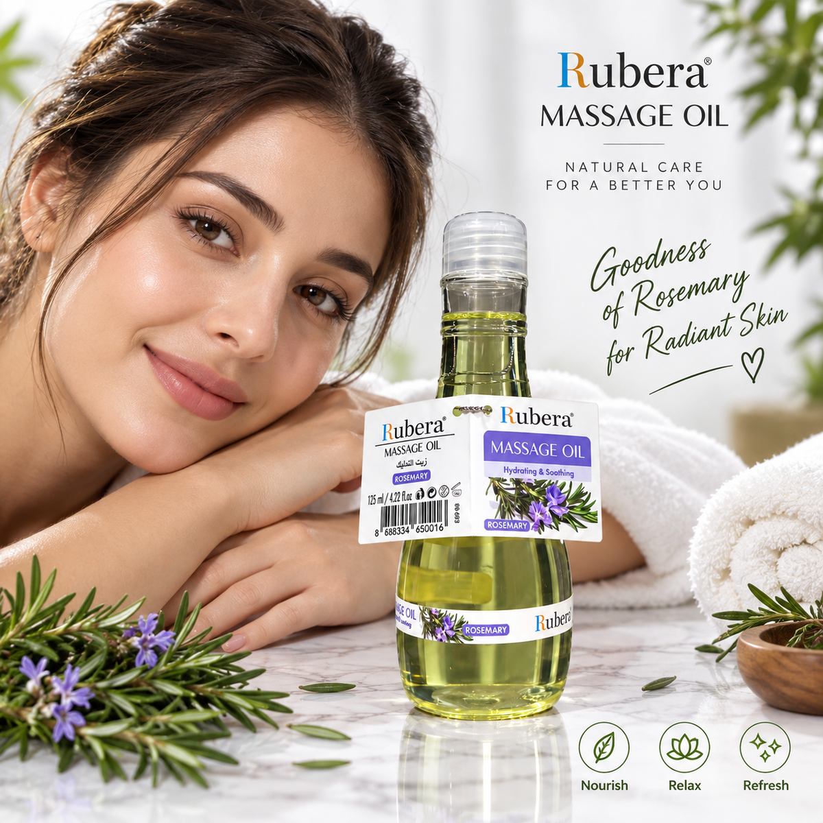 Rosemary Massage Oil with Argan