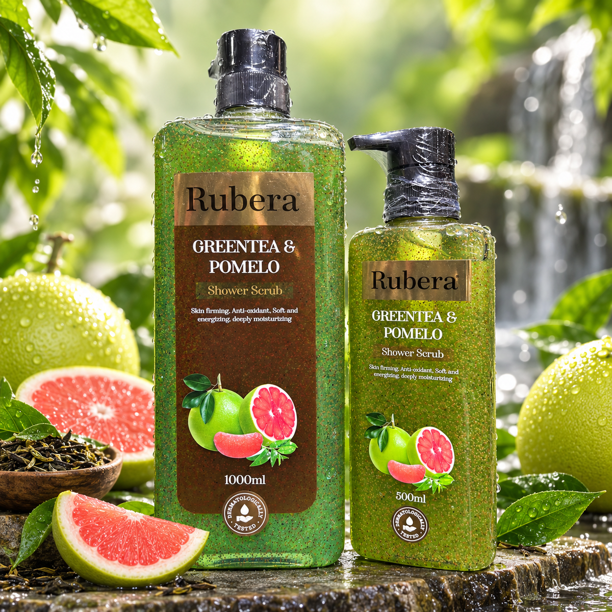 Green Tea & Pomelo Shower Scrub