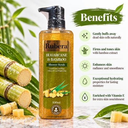 Sugar Cane & Bamboo Shower Scrub