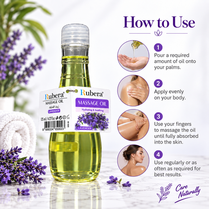 Lavender Massage Oil with Argan