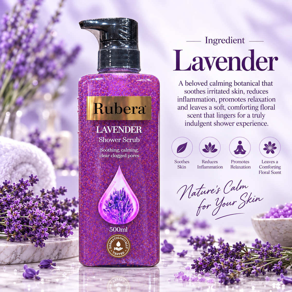 Lavender Shower Scrub
