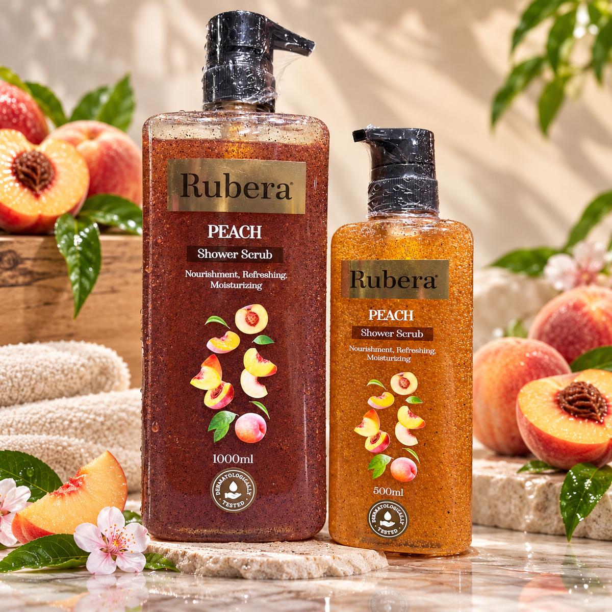 Peach Shower Scrub