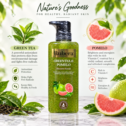 Green Tea & Pomelo Shower Scrub