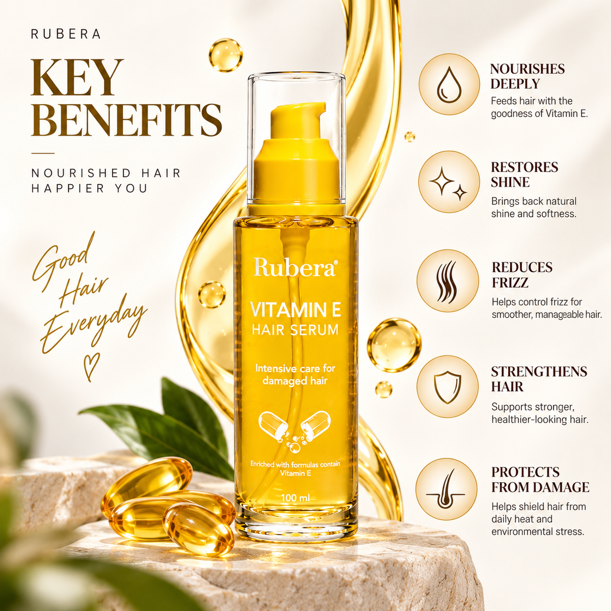 Vitamin E Hair Serum