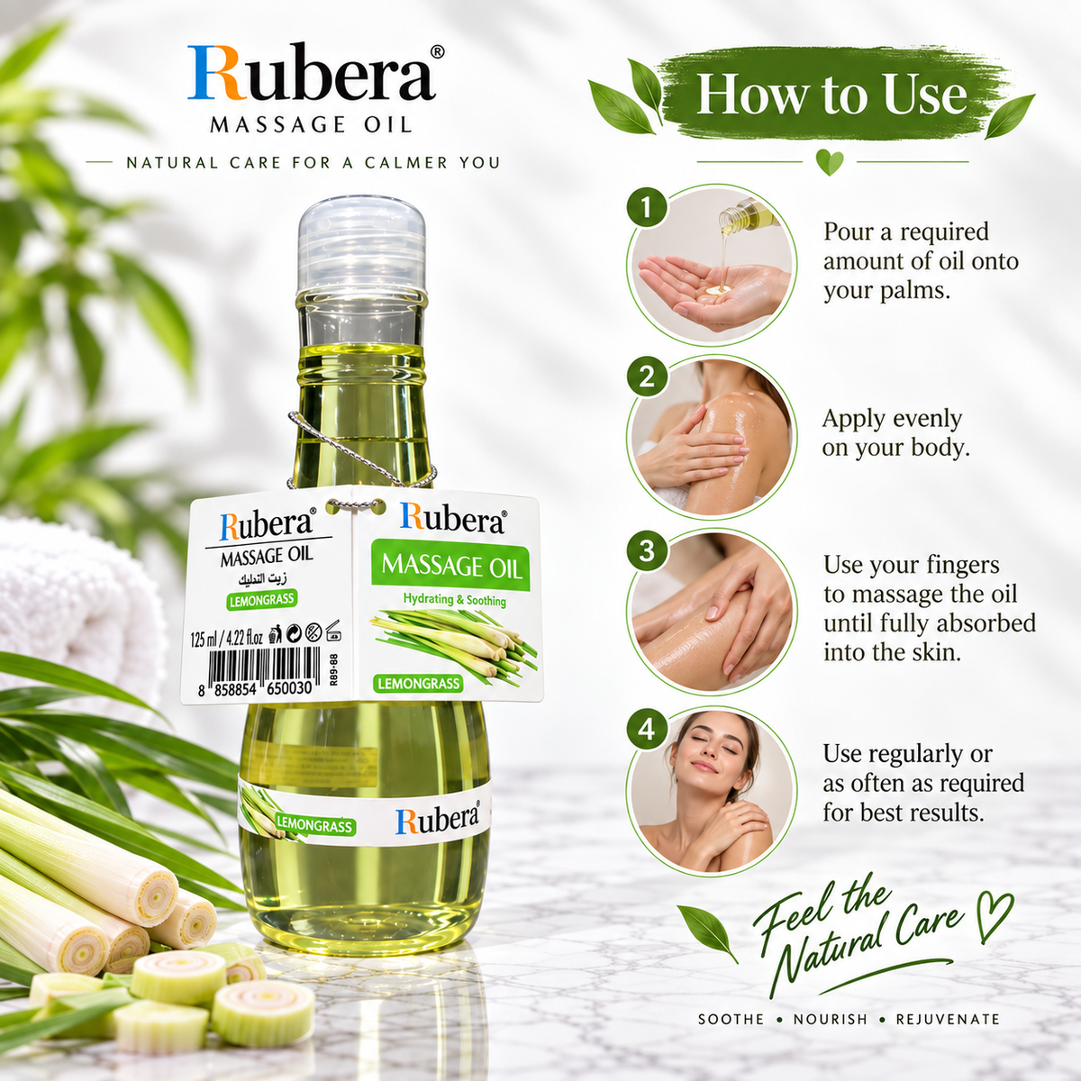 Lemongrass Massage Oil