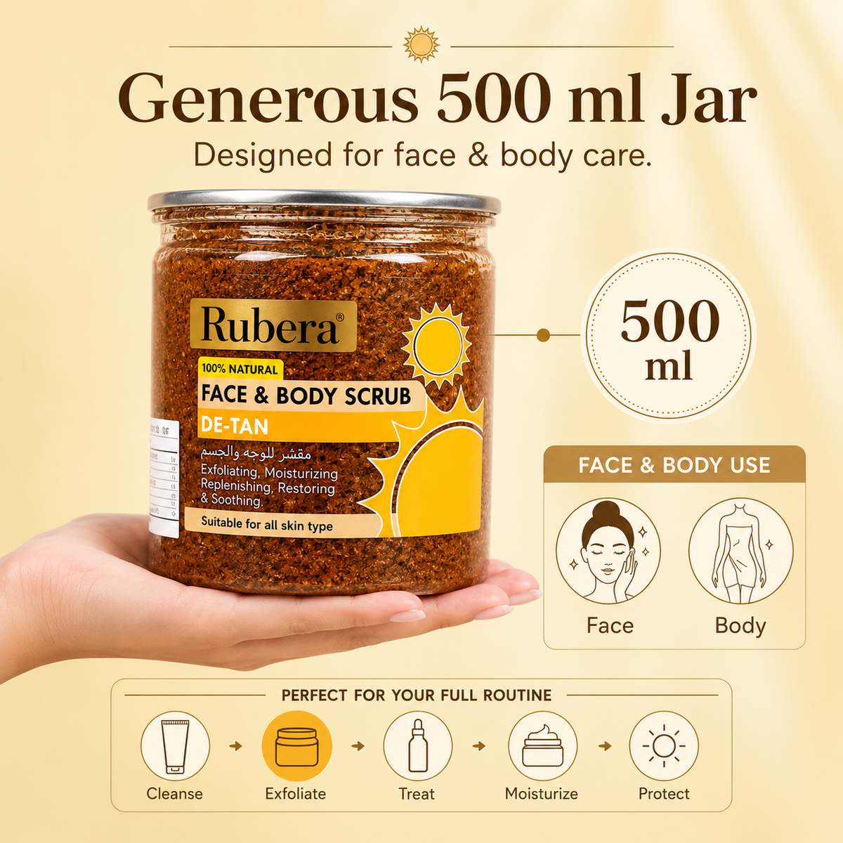 De-Tan Face & Body Scrub