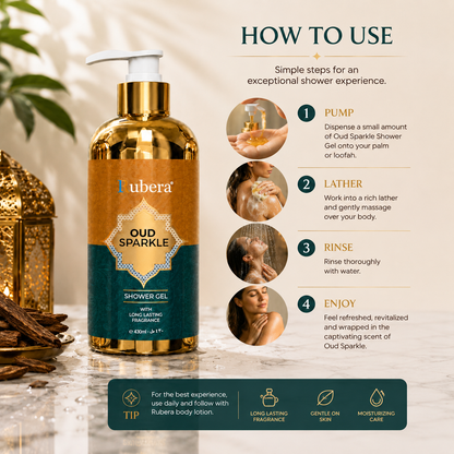 Oud Sparkle Shower Gel