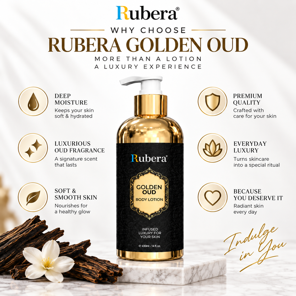 Golden Oud Body Lotion