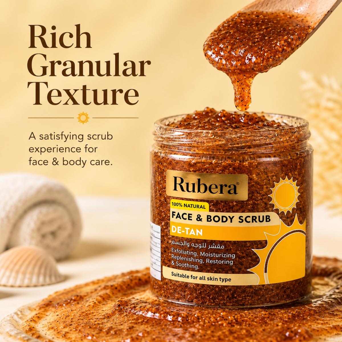 De-Tan Face & Body Scrub