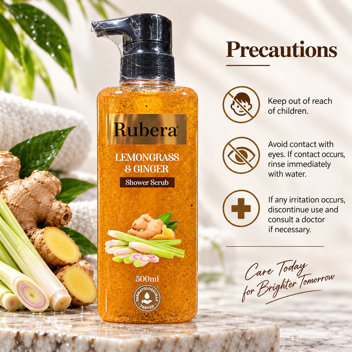 Lemongrass & Ginger Shower Scrub