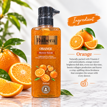 Orange Shower Scrub