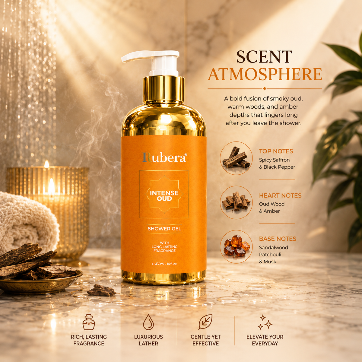 Intense Oud Shower Gel