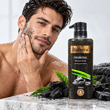 Charcoal Shower Scrub