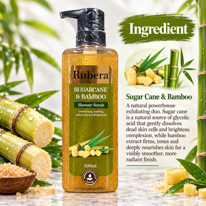Sugar Cane & Bamboo Shower Scrub