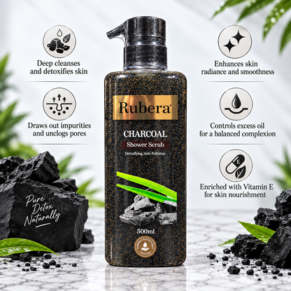 Charcoal Shower Scrub
