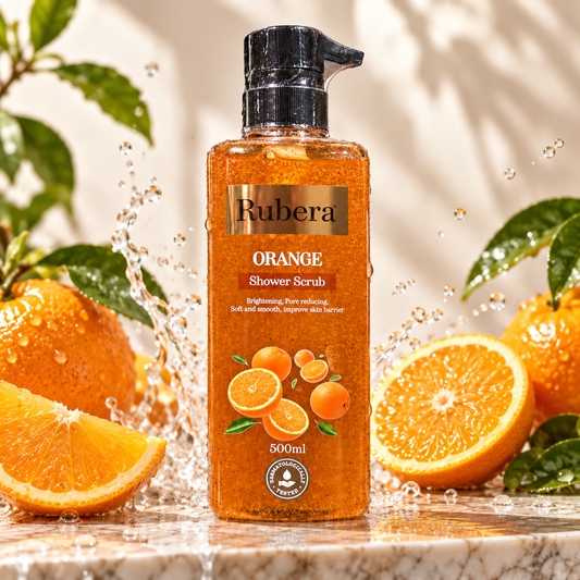 Orange Shower Scrub