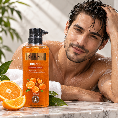 Orange Shower Scrub