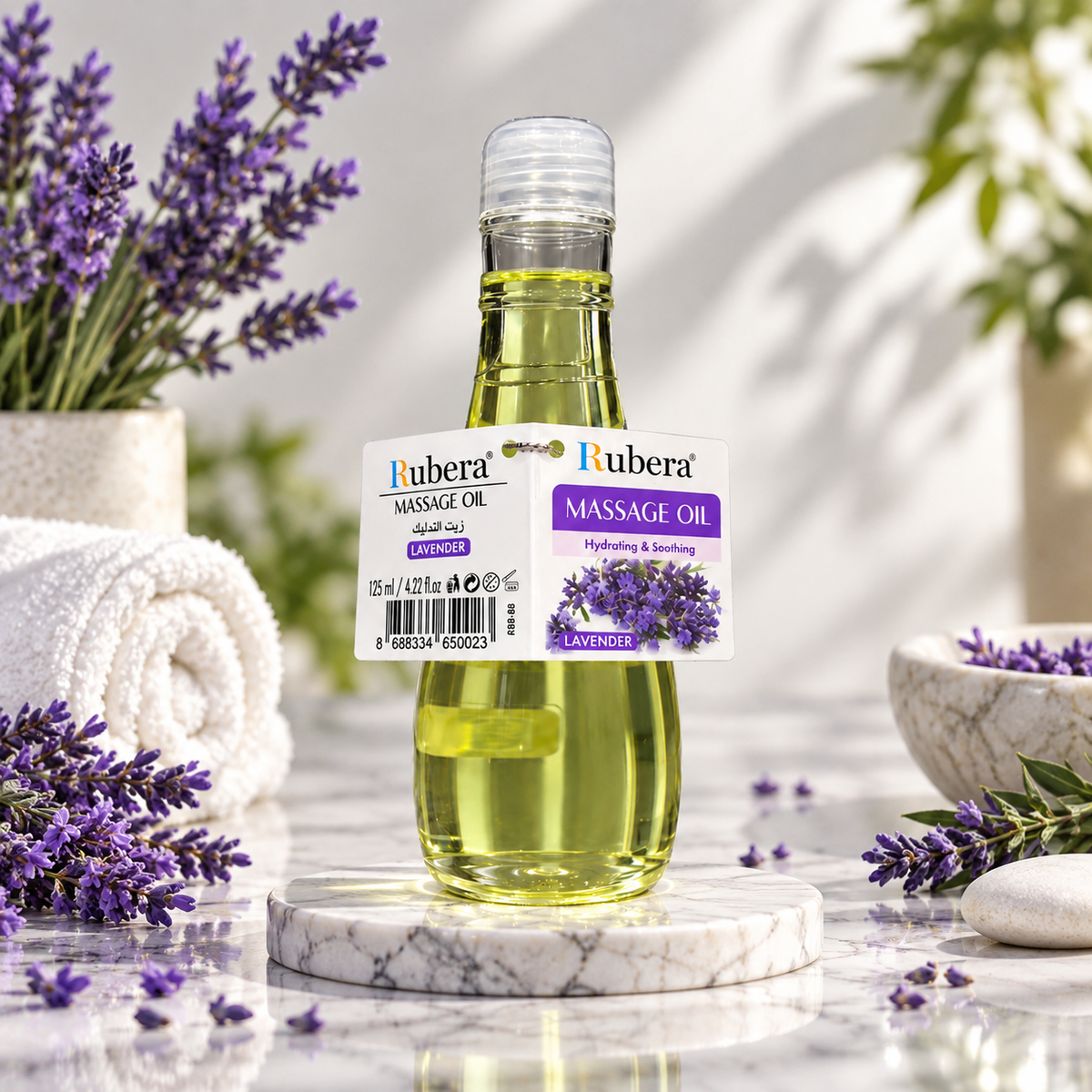 Lavender Massage Oil with Argan