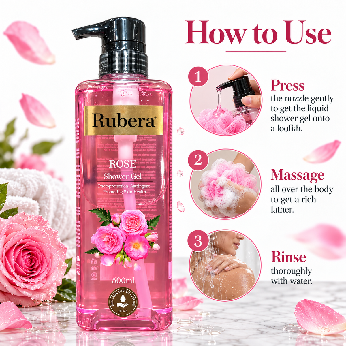 Rose Shower Gel
