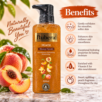 Peach Shower Scrub