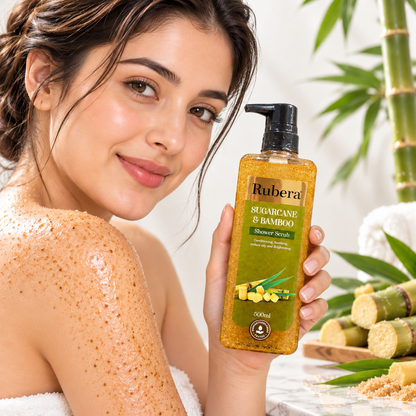 Sugar Cane & Bamboo Shower Scrub