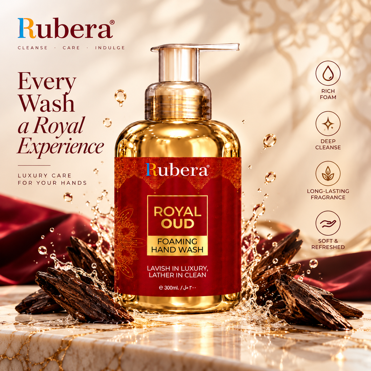 Royal Oud Foaming Hand Wash