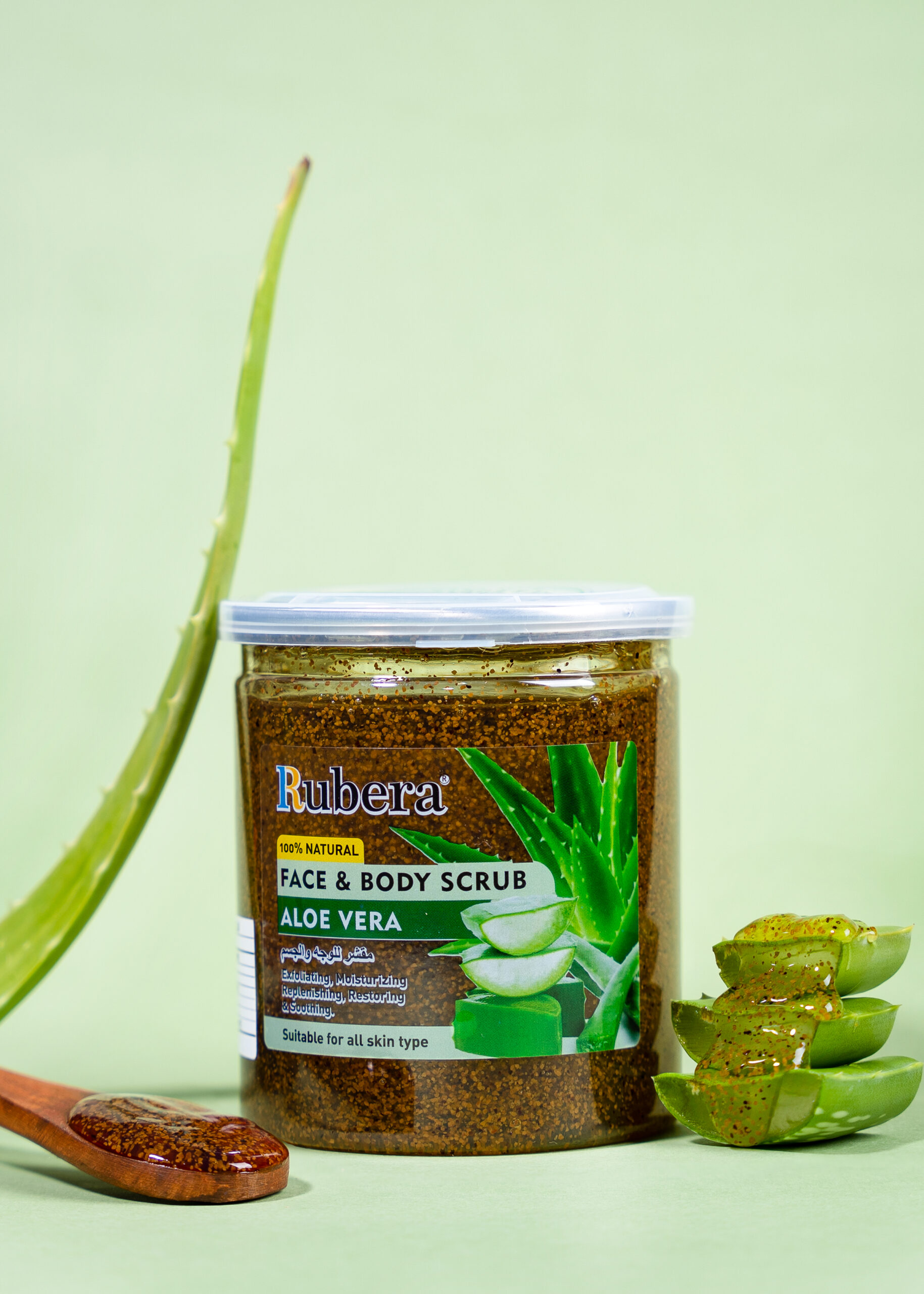 The Best Aloe Vera | Face and Body Scrub (500ml) 1 The Best Aloe Vera | Face and Body Scrub (500ml)