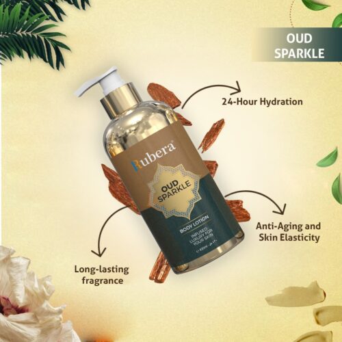 Rubera | Sparkle  Oud | Body Lotion | ( 430 ml ) - Image 3