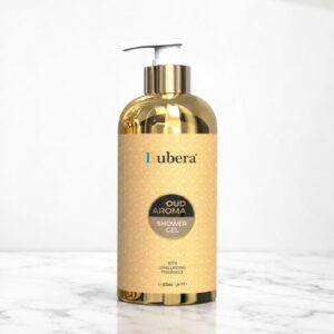 Oud Aroma Shower Gel 430ml – Aromatic Oud Body Wash, Soothing Oriental Scent