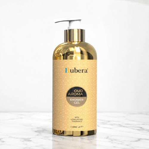 Oud Aroma Shower Gel 430ml – Aromatic Oud Body Wash, Soothing Oriental Scent