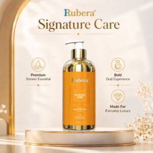 Intense Oud Shower Gel 430ml – Deep Oud Body Wash, Bold Oriental Fragrance