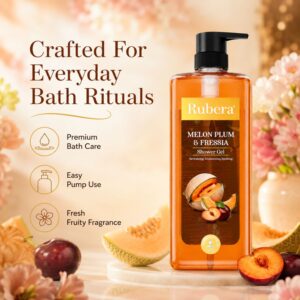 Melon Plum & Ferrsia Shower Gel – Exotic Fruity Body Wash for Refreshed Skin