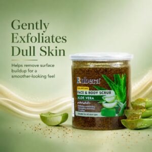 Aloe Vera Face & Body Scrub 500ml – Soothing Exfoliator for Clean, Fresh Skin