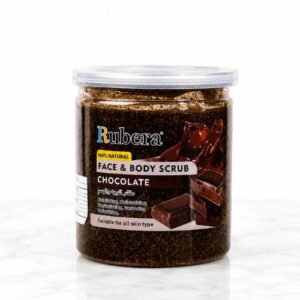 Chocolate Face & Body Scrub 500ml – Cacao Antioxidant Exfoliator for Soft Skin