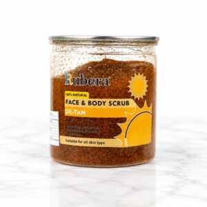 De-Tan Face & Body Scrub 500ml – Walnut Exfoliating Scrub for Even Skin Tone
