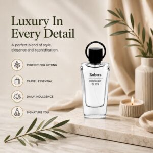 Midnight Bliss Eau de Parfum 100ml – Dark Sensual Unisex Fragrance, Patchouli & Suede