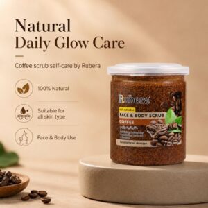 Coffee Face & Body Scrub 500ml – Energizing Arabica Coffee Scrub for Smooth Skin