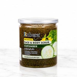 Cucumber Face & Body Scrub 500ml – Cooling Hydrating Scrub for Refreshed Skin