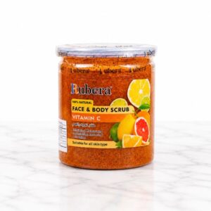 Vitamin C Face & Body Scrub 500ml – Brightening Citrus Scrub for Glowing Skin
