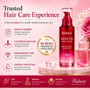 Keratin Hair Serum 100ml – Frizz Control & Repair Serum for Smooth, Shiny Hair