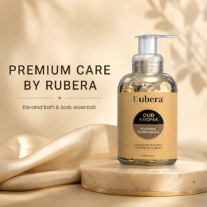 Oud Aroma Foaming Hand Wash 300ml – Gentle Oud Hand Cleanser, Long-Lasting Fragrance