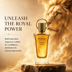 Regal Lion Eau de Parfum 100ml – Bold Masculine Cologne for Men, Ambroxan & Vetiver