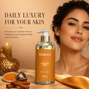 Intense Oud Body Lotion 430ml – Deep Hydrating Oud Body Cream, Bold Fragrance