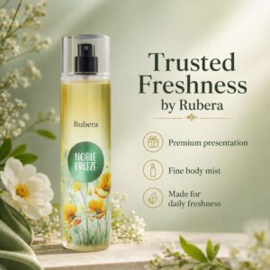 Noble Breeze Body Mist 250ml – Floral Fruity Body Spray for Women, Rose & Jasmine