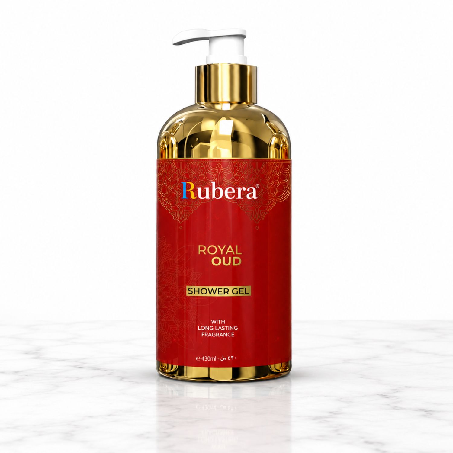 Royal Oud Shower Gel 430ml – Regal Oud Body Wash, Premium Arabic Fragrance