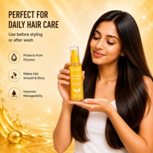 Vitamin E Hair Serum 100ml – Anti-Frizz Serum for Smooth, Manageable Hair