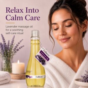 Lavender Massage Oil with Argan – Calming Aromatherapy Body Oil for Relaxed Skin